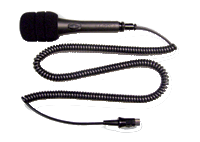 Microfono con guida in gomma